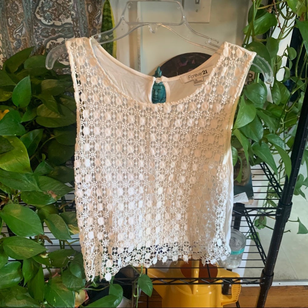 Lace Front Tank
